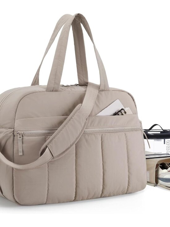 Jewelry - Gym Bag for Women, Duffle Bag for Travel with Wet Pocket, Lightweight Carry on W